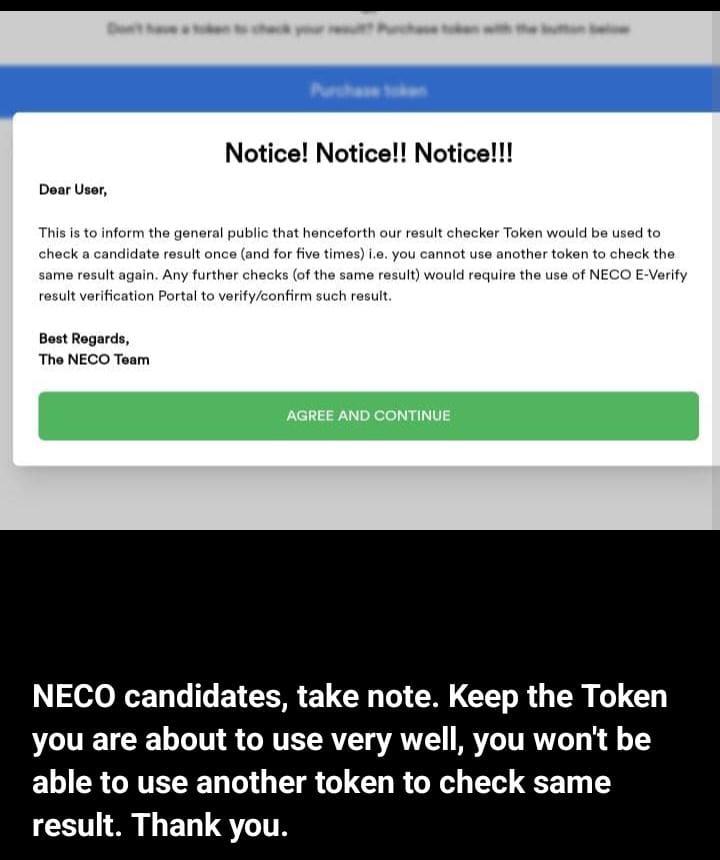NECO TOKEN TERM AND CONDITION