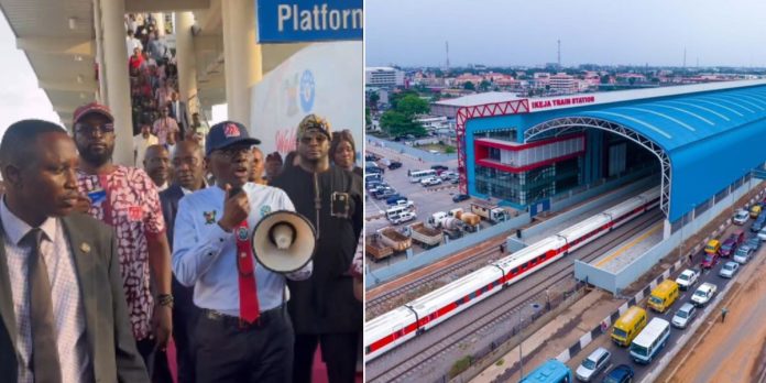 Sanwo-Olu launches Red Line Rail for commercial operations in Lagos, projected to lift 5000 passengers daily
