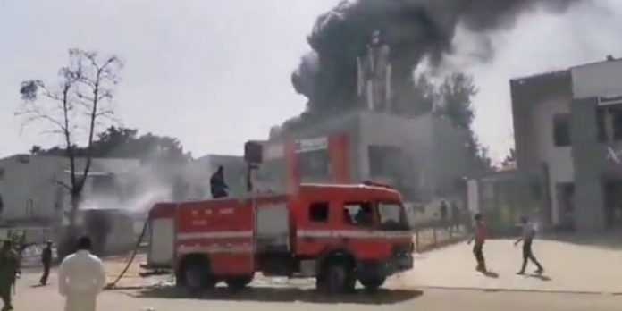 Panic as fire guts telecoms facility in Abuja