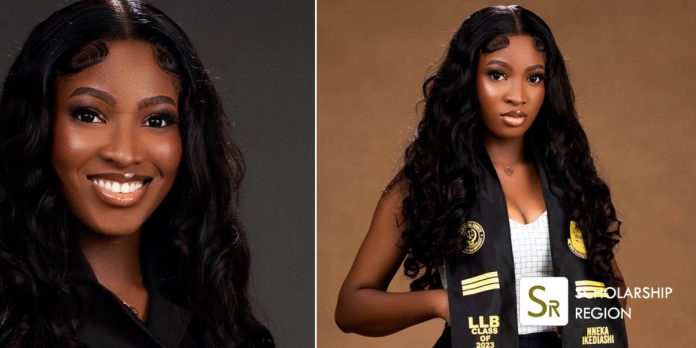 Exceptional Nigerian Lady graduates with 4.77/5.00 first-class Law degree, breaks her faculty’s 40-year-old record
