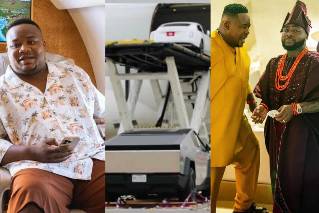 “E get why we dey call am GOAT” – Cubana Chief Priest hails Davido as he ships his new cars to Nigeria, vows to turn Lagos upside down