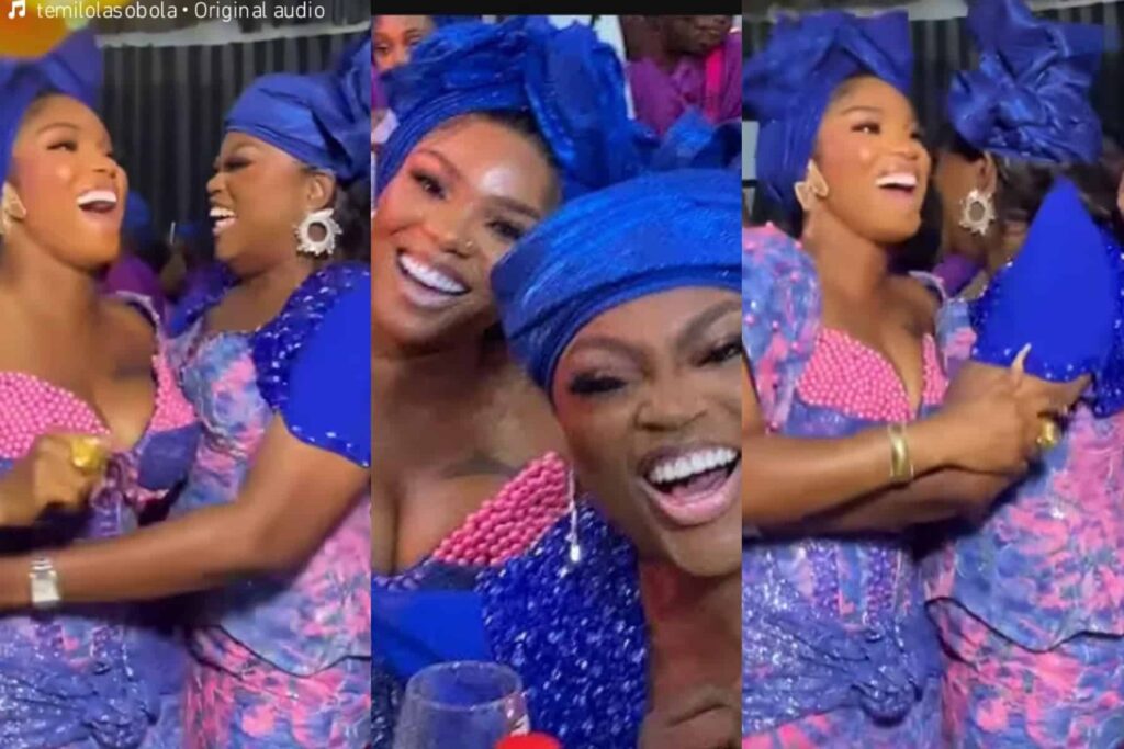 Iyabo Ojo and Funke Akindele steal the show on the dance floor at Kamo State’s wedding (Video)