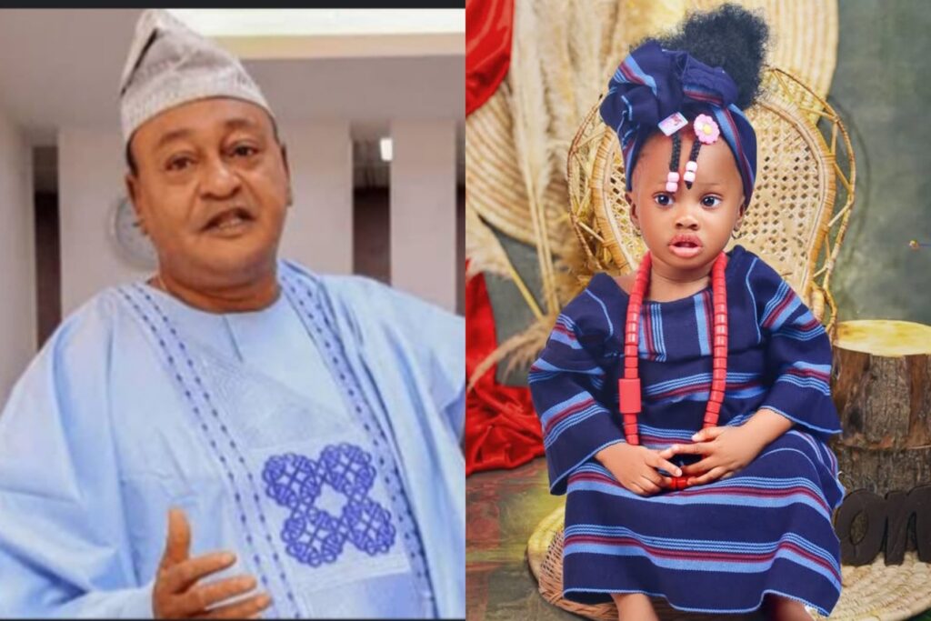 Jide Kosoko says powerful prayer for his granddaughter as she turns one