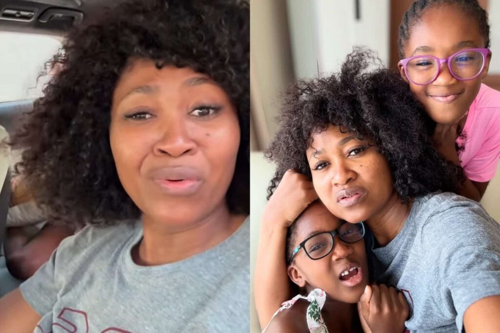“My kids call me old and I am not even 40 yet” – Mary Njoku cries out as she shares hilarious conversation between her and her daughter (Video)