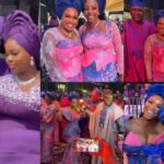‘The battle of Asoebi’ as Nollywood stars turn up in style at Kamo State’s wedding (Video)