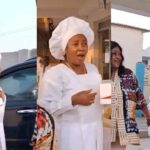 Tope Osoba breaks down in tears as she receives a brand new car as birthday gift (Video)