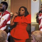 “I am trying not to get emotional but you have done a lot for people, especially for my career” – Jide Awobona melts heart with his heartfelt speech to Funke Akindele (Video)