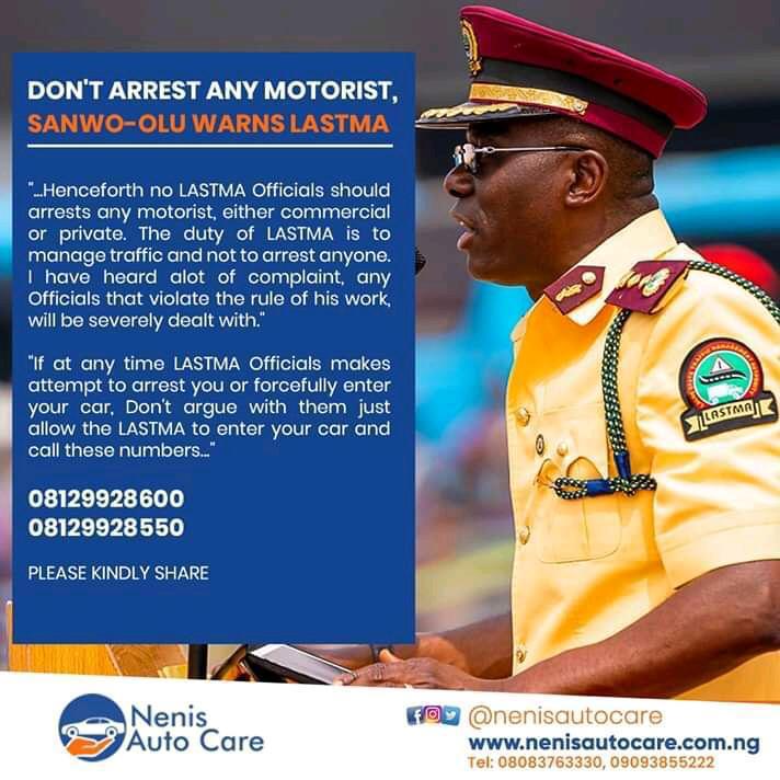 Don’t arrest any motorist, Sanwo-Olu warns LASTMA